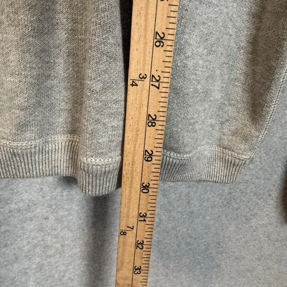 Eddie Bauer Sweatshirt Men's XL Tall Vintage Collared Gray Cotton Pullover - Picture 8 of 9